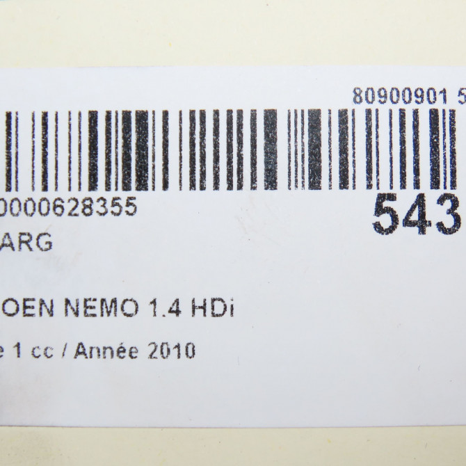 Feu arrière gauche occasion CITROEN NEMO Phase 1 09-2008->... 1.4 HDi 1624216880 6
