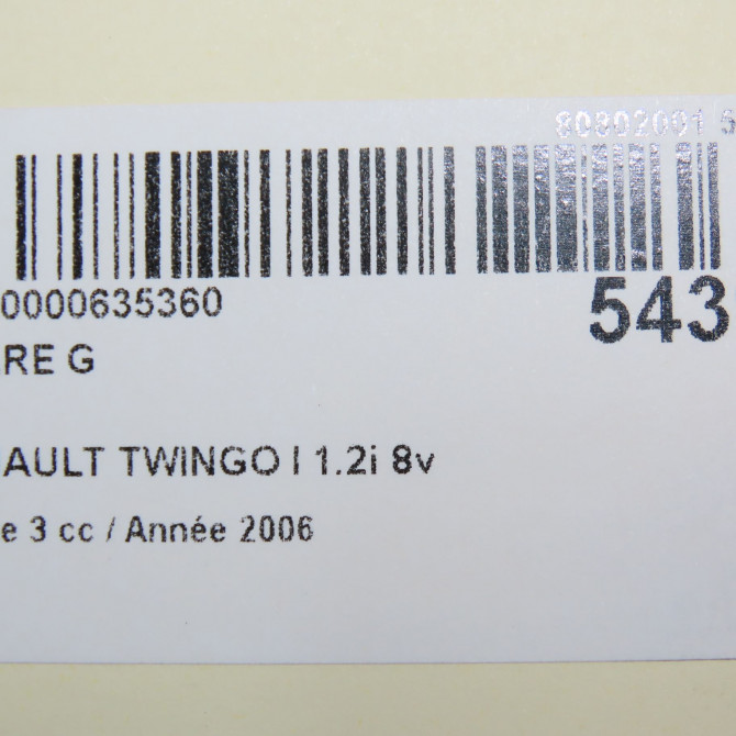 Phare gauche occasion RENAULT TWINGO I Phase 3 08-2000->06-2007 1.2i 8v 60ch 7701049686 6