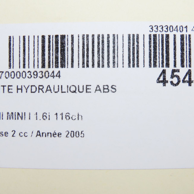 Unité hydraulique ABS occasion MINI MINI I Phase 2 07-2004->09-2006 1.6i 116ch 34516765324 6
