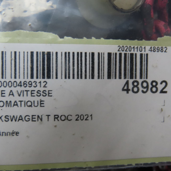 Boîte à vitesse automatique occasion VOLKSWAGEN T ROC GC300046P00R 6
