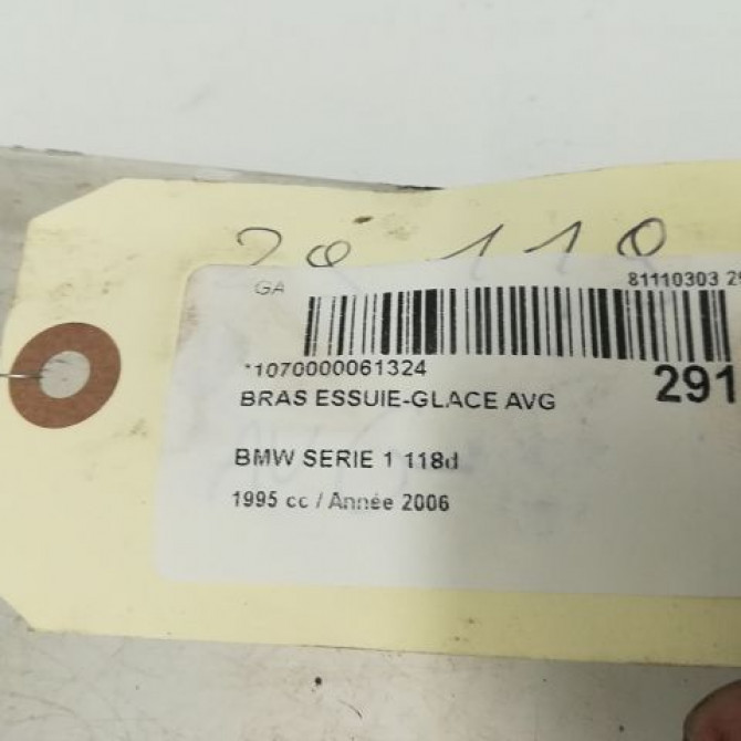 Bras essuie-glace avant gauche occasion B.M.W. SERIE 1 I Phase 1 05-2004->12-2006 61619450003 2