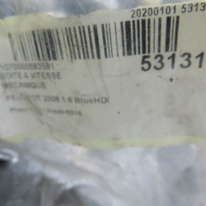 Boîte à vitesse mecanique occasion PEUGEOT 2008 Phase 1 01-2013->... 1.6 BlueHDI 100ch 1616353680 7