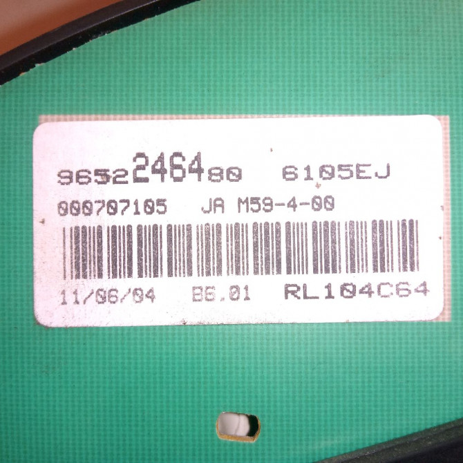 Compteur occasion PEUGEOT PARTNER I Phase 2 11-2002->05-2008 2.0 HDI 6105V5 3