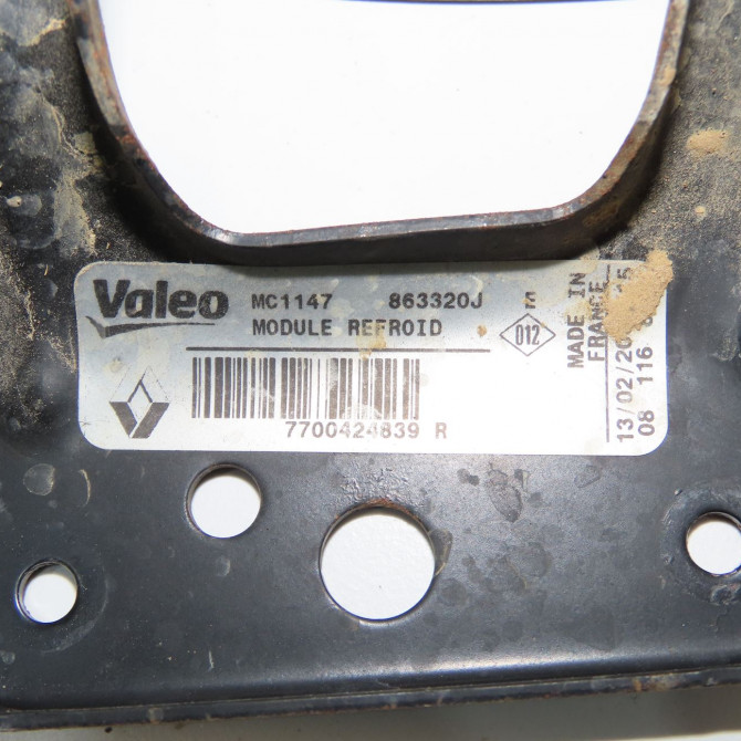 Ventilateur de refroidissement occasion RENAULT TWINGO I Phase 3 08-2000->06-2007 1.2i 8v 60ch 7701042440 4