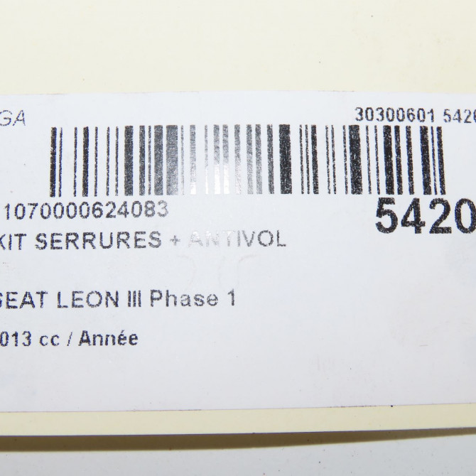 Kit serrures + antivol occasion 5