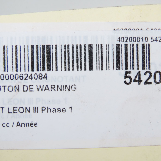 Bouton de warning occasion  5F0953235B1QB 5