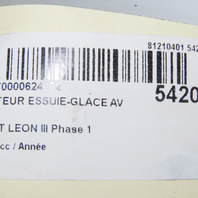 Moteur essuie-glace avant occasion  5F1955023B 6