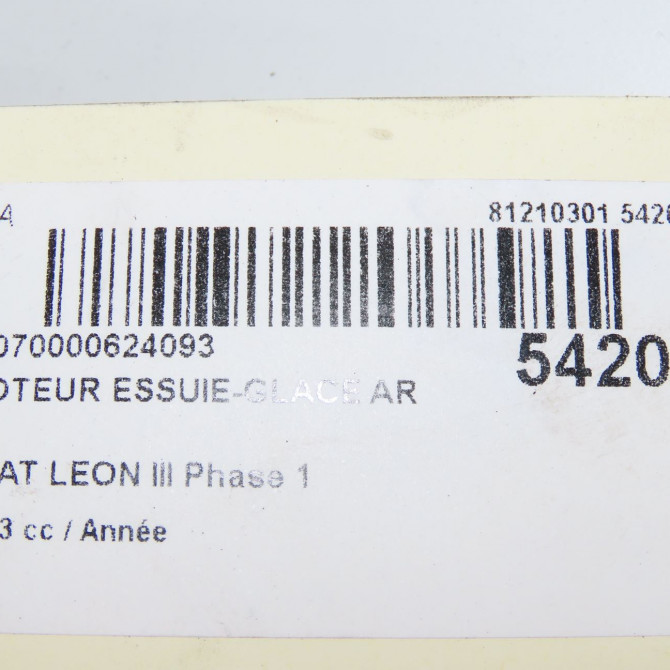 Moteur essuie-glace arrière occasion  5F4955711A 6