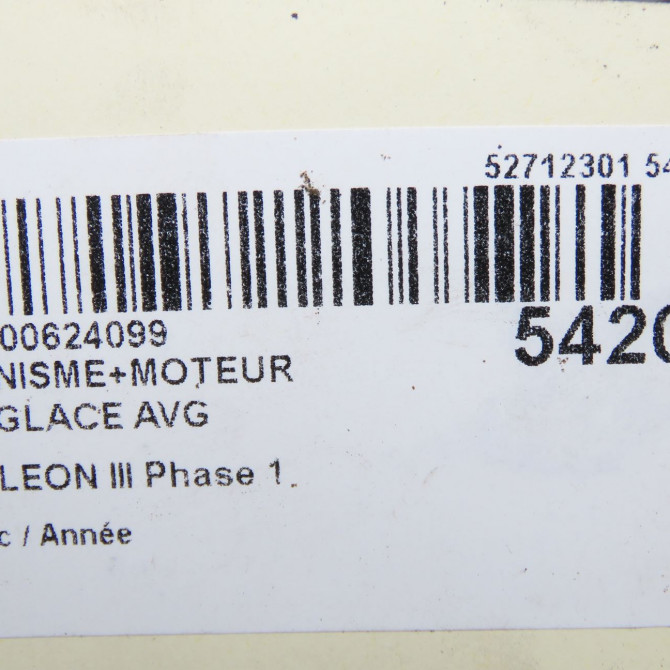 Mecanisme+moteur leve-glace avg occasion  5F4837461D 6