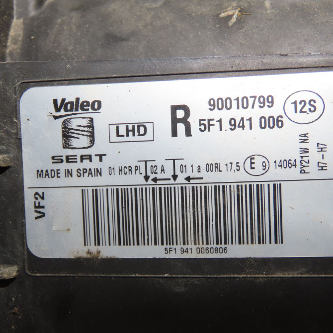 Phare droit occasion  5F1941006B 4