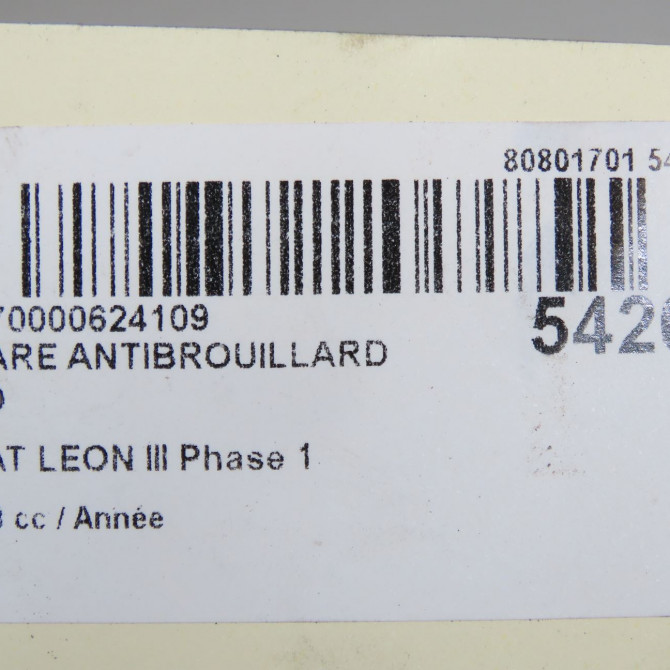 Phare antibrouillard avant droit occasion  6J9941702A 7