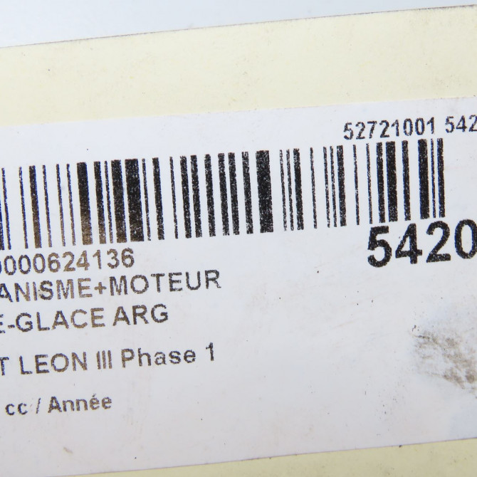 Mecanisme+moteur leve-glace arg occasion  5F4839461D 6