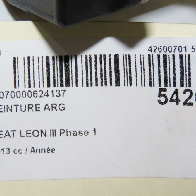 Ceinture arrière gauche occasion  5F0857805CRAA 5