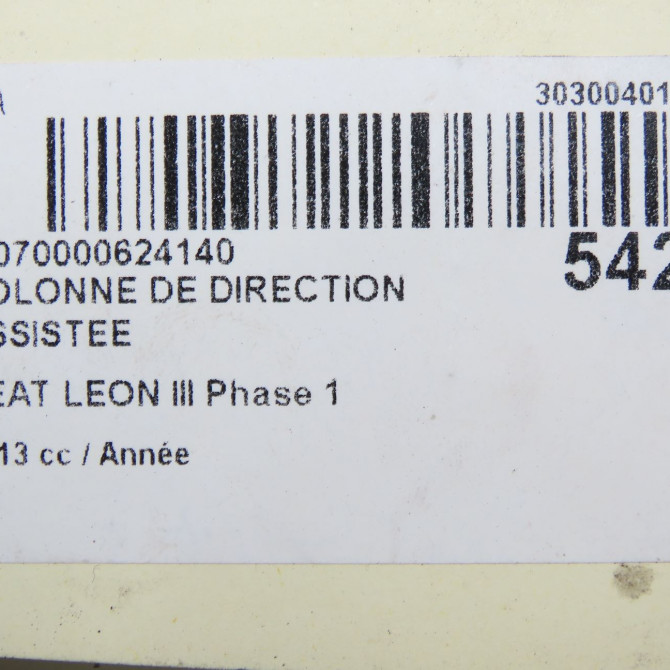 Colonne de direction assistee occasion  5WB419502F 5