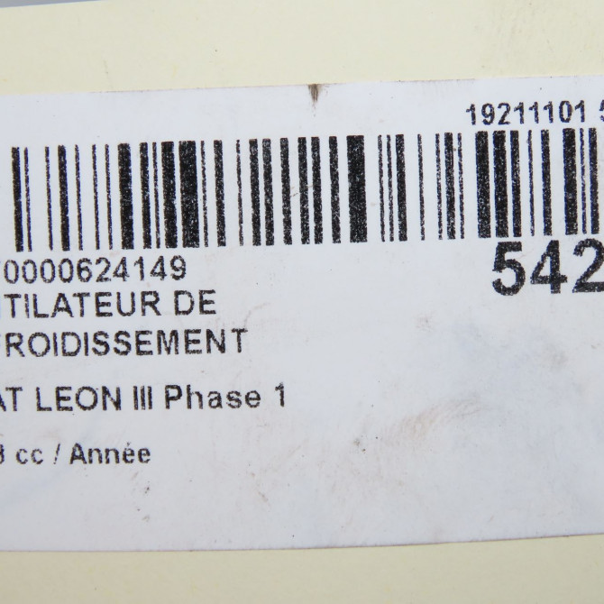 Ventilateur de refroidissement occasion  5Q0121203DD 6