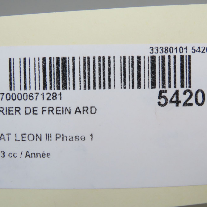 Etrier de frein arrière droit occasion  5Q0615424A 6