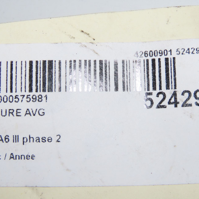 Ceinture avant gauche occasion AUDI A6 III phase 2 10-2008->12-2010 4F0857705V04 7