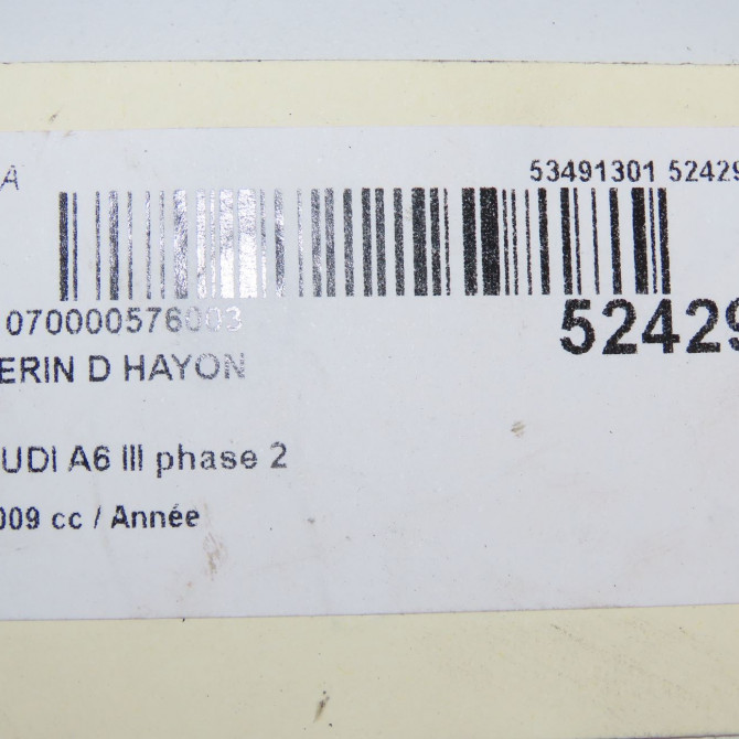 Verin droit hayon occasion AUDI A6 III phase 2 10-2008->12-2010 4F9827552H 6
