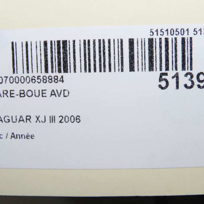 Pare-boue avant droit occasion JAGUAR XJ III C2C36980 4