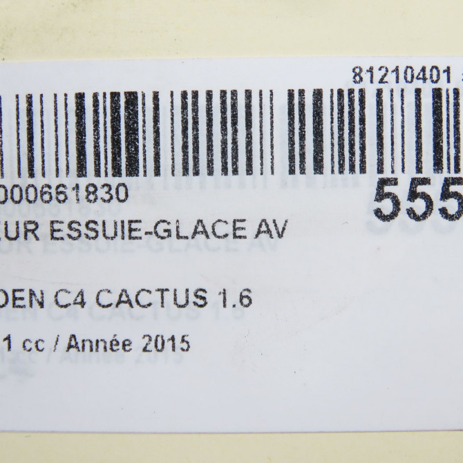Moteur essuie-glace avant occasion  9801001580 7