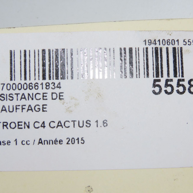 Resistance de chauffage occasion  6436H5 5