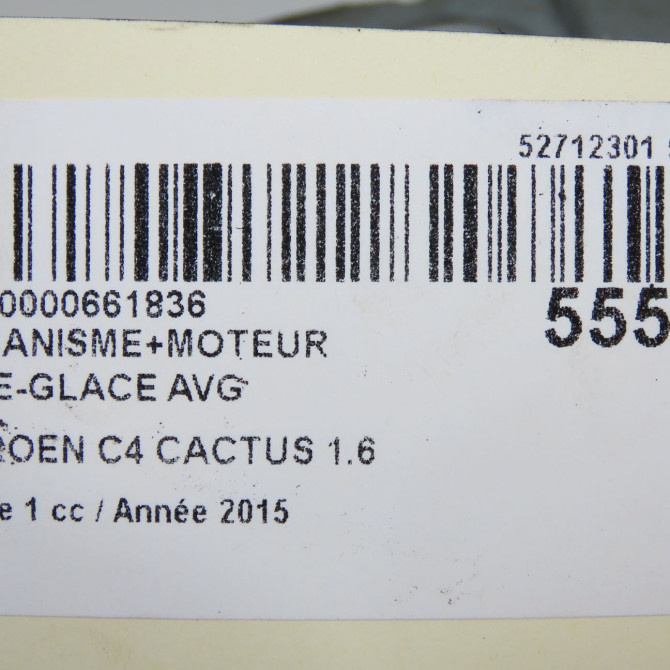 Mecanisme+moteur leve-glace avg occasion  9810287780 6