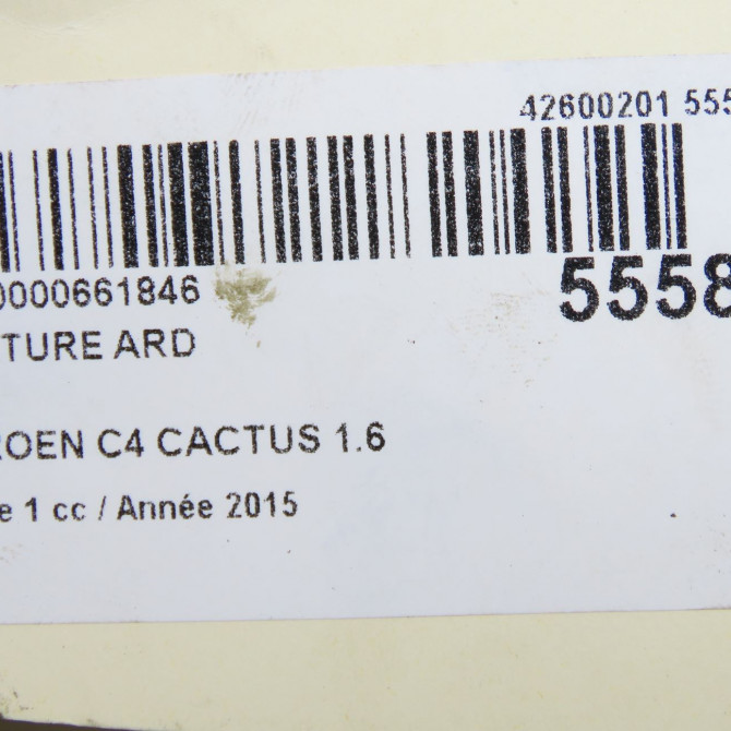 Ceinture arrière droite occasion  98009738XX 6