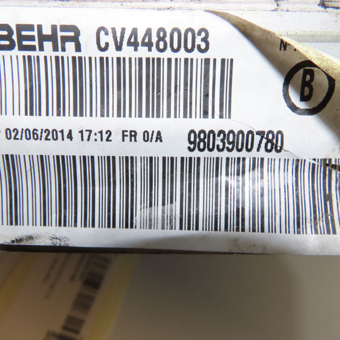 Echangeur air occasion  9803900780 3
