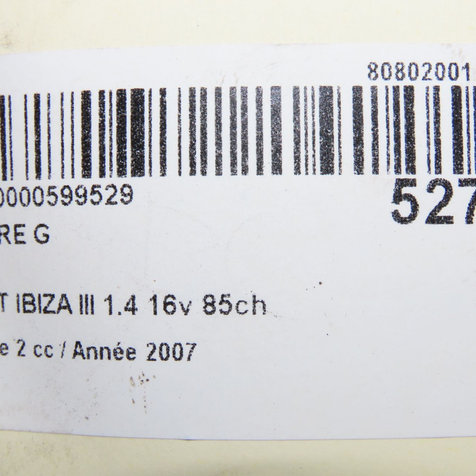 Phare gauche occasion SEAT IBIZA III Phase 2 03-2006->06-2009 1.4 16v 85ch 6L1941751D 7