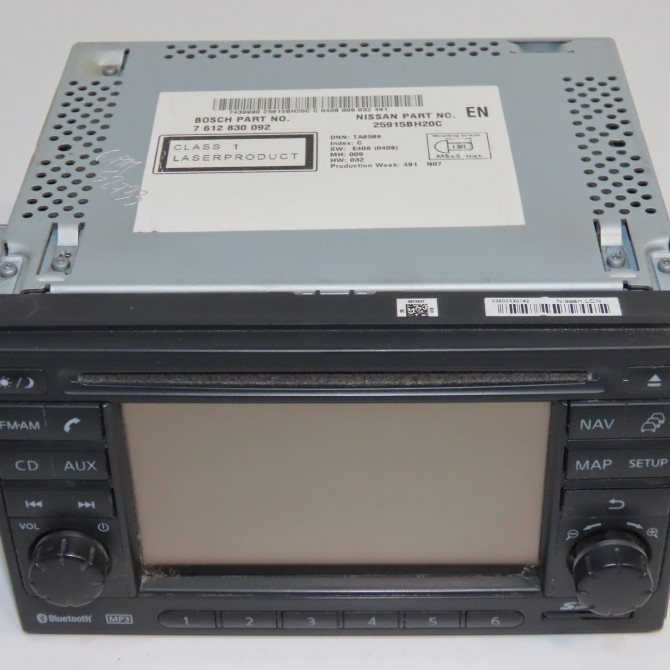 Autoradio occasion NISSAN QASHQAI I Phase 2 03-2010->04-2014 1.6 DCI 130ch 28185BH30C 1