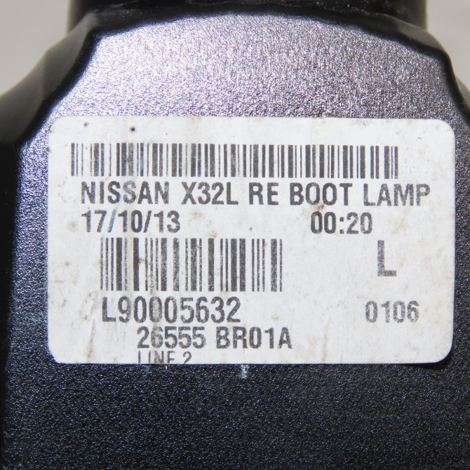 Feu arrière interieur gauche occasion NISSAN QASHQAI I Phase 2 03-2010->04-2014 1.6 DCI 130ch 26559BR01A 4