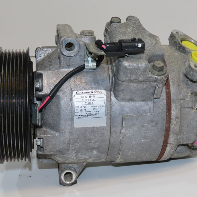 Compresseur air conditionne occasion NISSAN QASHQAI I Phase 2 03-2010->04-2014 1.6 DCI 130ch 92610BB60A 2