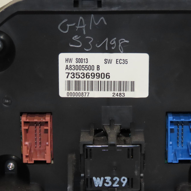 Commande de chauffage occasion FIAT PANDA II Phase 1 09-2003->12-2012 1.2i 60ch 735498813 3