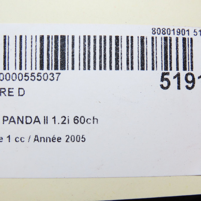 Phare droit occasion FIAT PANDA II Phase 1 09-2003->12-2012 1.2i 60ch 51867675 6