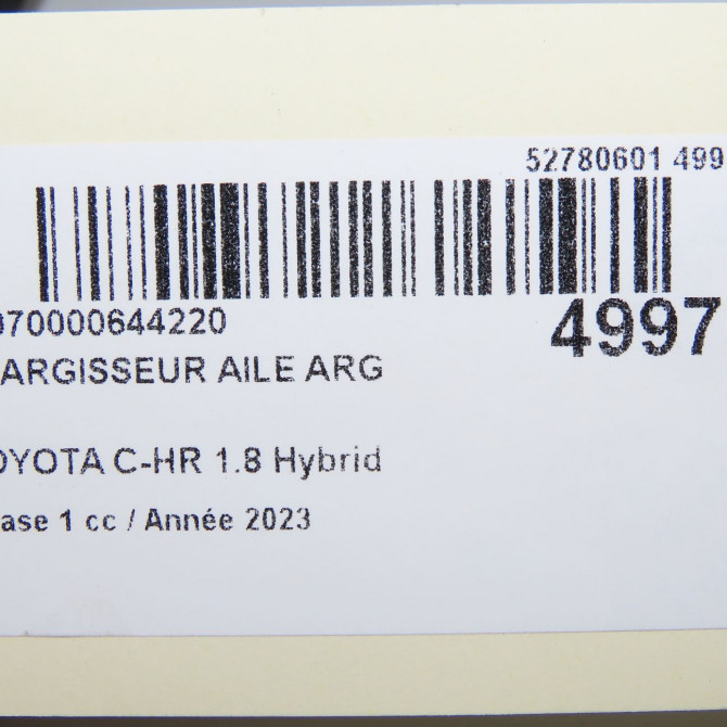 Elargisseur aile arg occasion 6