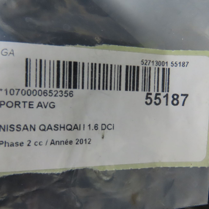 Porte avant gauche occasion NISSAN QASHQAI I Phase 2 03-2010->04-2014 1.6 DCI 130ch H0101EY1MC 4