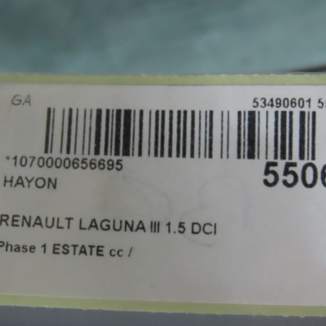 Hayon occasion RENAULT LAGUNA III Phase 1 ESTATE 10-2007->10-2010 1.5 DCI 110ch 901000822R 8