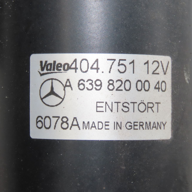 Moteur essuie-glace avant occasion MERCEDES VITO II Phase 1 10-2003->09-2010 109 CDI 88ch 6398200140 4