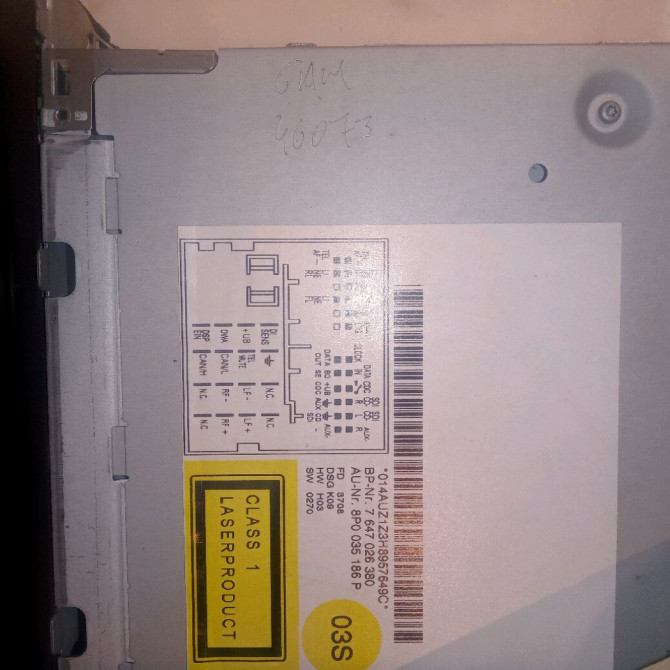 Autoradio occasion AUDI A3 II Phase 2 06-2008->07-2012 8P0057186SX 5