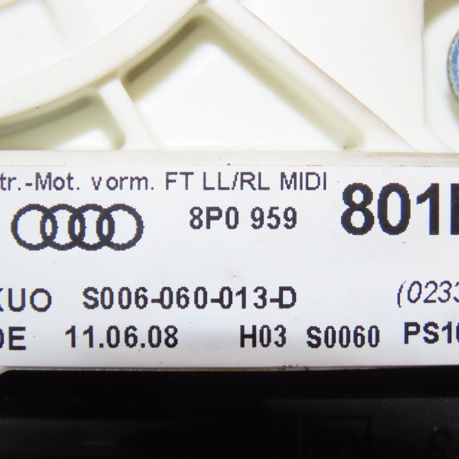 Mecanisme+moteur leve-glace avg occasion  8P4837461C 5