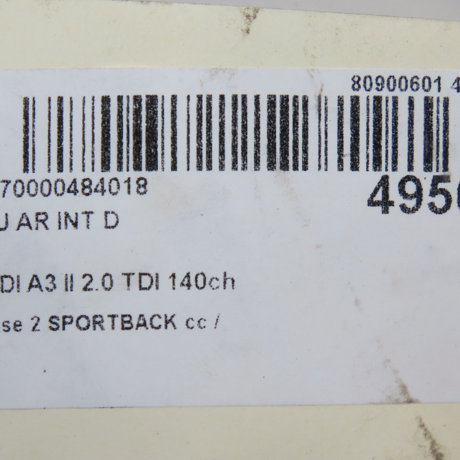 Feu arrière intérieur droit occasion  8P4945094D 5