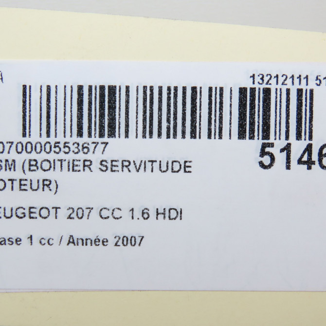 occasion PEUGEOT 207 CC Phase 1 03-2007->... 1.6 HDI 112ch 4