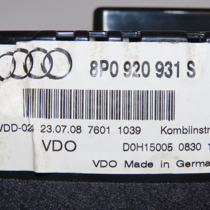 Compteur occasion  8P0920931S 4