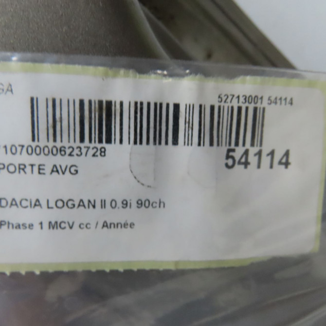 Porte avant gauche occasion  801016752R 5