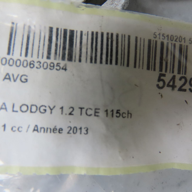 Aile avant gauche occasion DACIA LODGY Phase 1 01-2012->... 1.2 TCE 115ch 631016113R 6