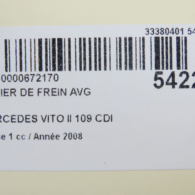Etrier de frein avant gauche occasion MERCEDES VITO II Phase 1 10-2003->09-2010 109 CDI 88ch 44205383 6
