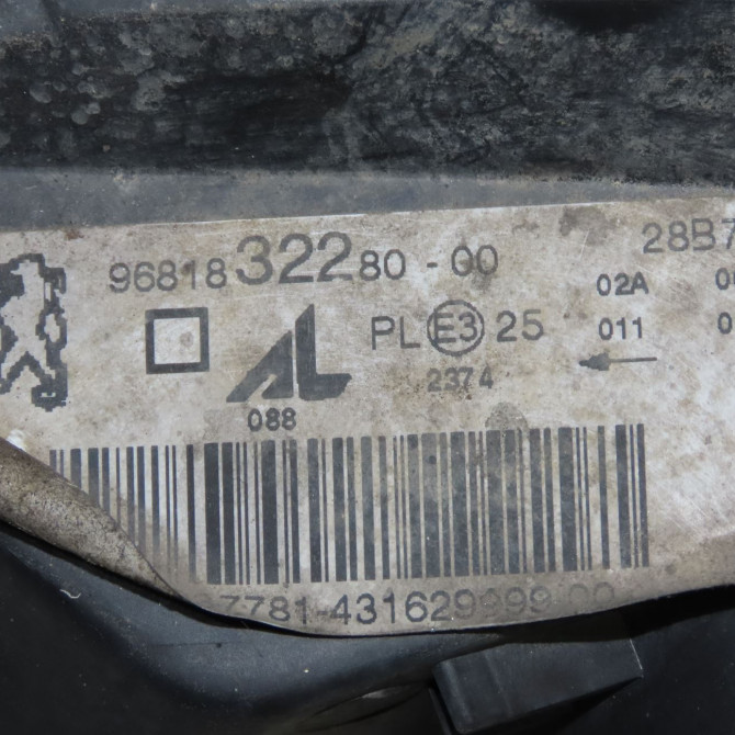 Phare droit occasion PEUGEOT 307 Phase 2 SW 06-2005->07-2008 1.6 HDI 90ch 620686 4