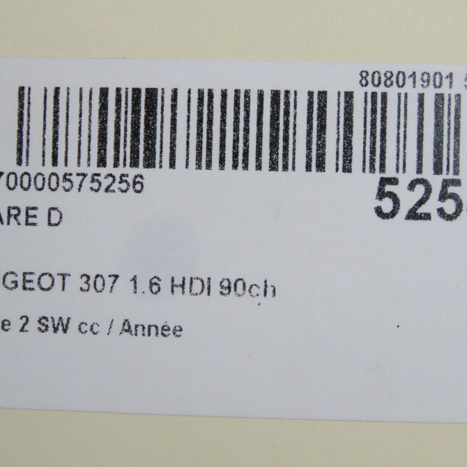 Phare droit occasion PEUGEOT 307 Phase 2 SW 06-2005->07-2008 1.6 HDI 90ch 620686 6