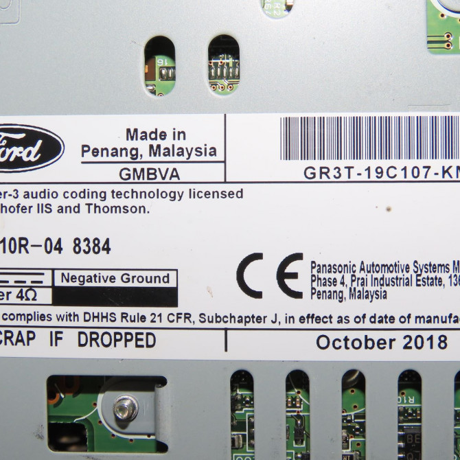 Autoradio occasion FORD MUSTANG VII phase 1 06-2015->... 2310562 3