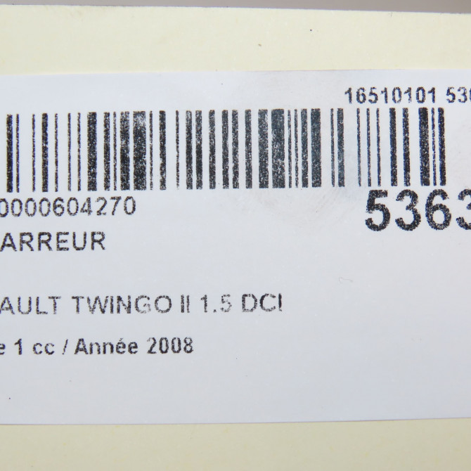 Démarreur occasion RENAULT TWINGO II Phase 1 06-2007->11-2011 1.5 DCI 65ch 8200584675 7